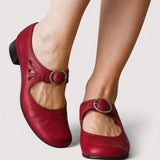 Clara - Scarpin Elegante em Couro Sintético