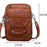 Carice | Bolsa de Couro Vintage Durável e Versátil