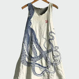 Vestido com Estampa de Tentáculos