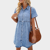 Vestido de Jeans Diário