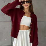 Nicole |Cardigã com Detalhe de Botões