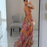 Madeline | Vestido Longo Floral para uma Elegância sem Esforço