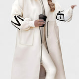 Rosa | Casaco-cardigan elegante com capuz