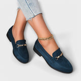 Alexandrina-Loafer de flanela