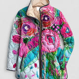 Arminda | Jaqueta Feminina Elegante com Estampa Floral