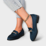 Alexandrina-Loafer de flanela