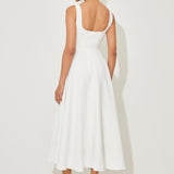 Amélia™ | Vestido Midi Intemporal e Fluido