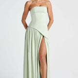 Beatriz™ | Vestido Longo com Corte Sofisticado