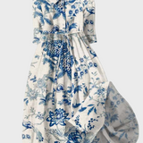 Vestido de Porcelana Floral