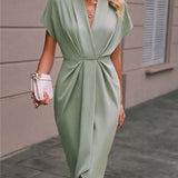 Kaye | Vestido Midi Envelope Elegante