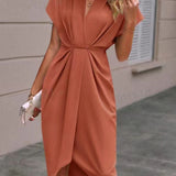 Kaye | Vestido Midi Envelope Elegante