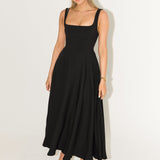 Amélia™ | Vestido Midi Intemporal e Fluido