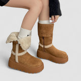 Danna | Botas com plataforma de inverno com design moderno e aconchegante