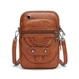 Carice | Bolsa de Couro Vintage Durável e Versátil