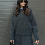 Lara | Conjunto de Malha para o Outono