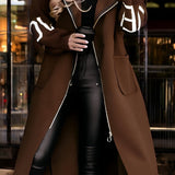 Rosa | Casaco-cardigan elegante com capuz