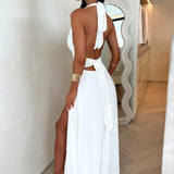 Selena | Vestido Fluido com Corte Sofisticado