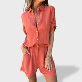 Matilde™｜Conjunto de Linho Leve de Verão