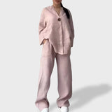 Letícia™ | Conjunto Leve de Linho para o Verão