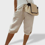 Mariana™ ｜ Calções Leves de Algodão e Linho