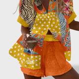 Norellia™ | Conjunto curto de linho leve e versátil para o verão