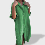 Beatriz™｜Vestido Solto em Linho