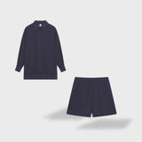 Maud | Conjunto de camisa e shorts de linho chique
