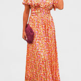 Sandra | Vestido maxi elegante com decote em V